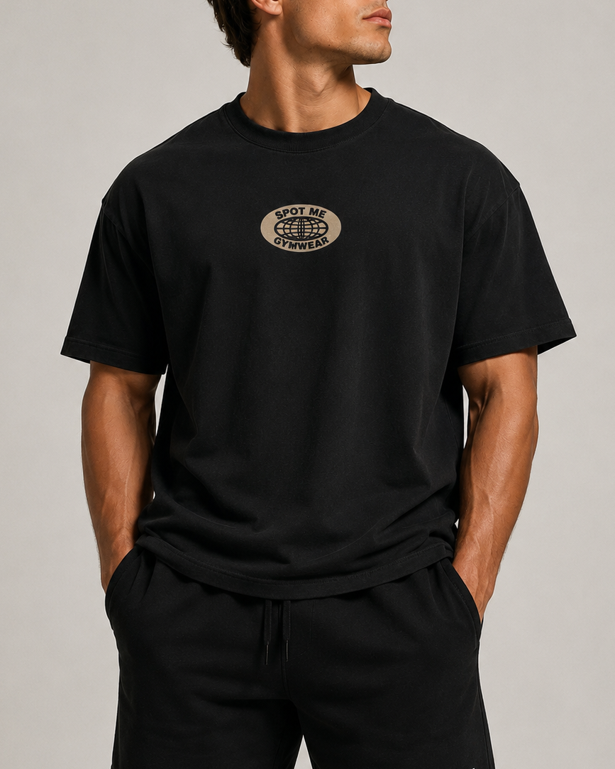 Signature Oversized Tee - Black